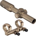 TRYBE Optics SLED LPVO 1-6x24mm Rifle Scope 30mm Tube Second Focal Plane
