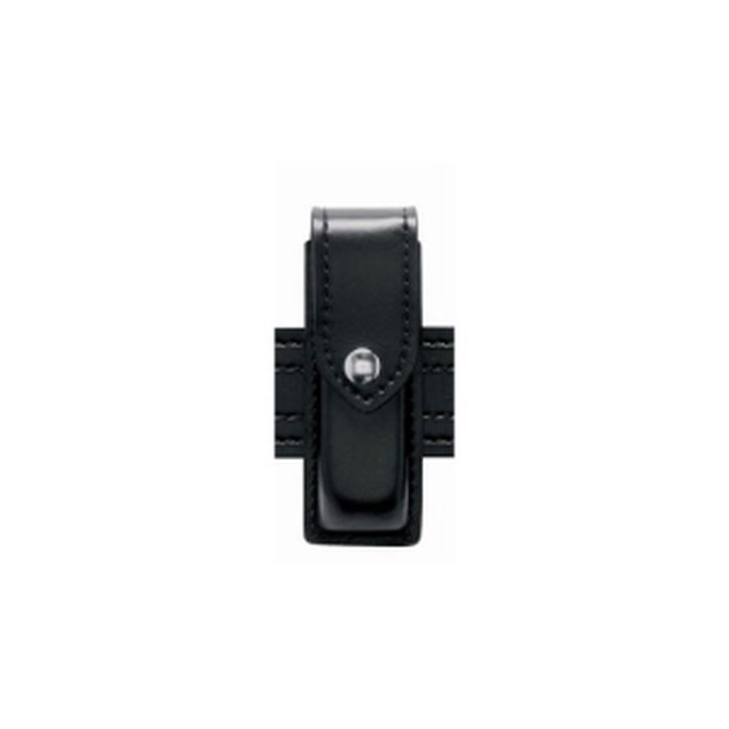 Safariland 76 Single Magazine Pouch Fits Glock 17/22 Plain Black with Hidden Snap