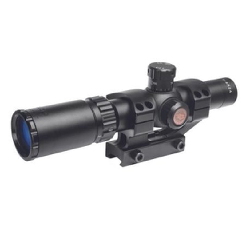 Truglo Tru Brite 30 Series 1-4x24 illuminated rifle scope w/ mount