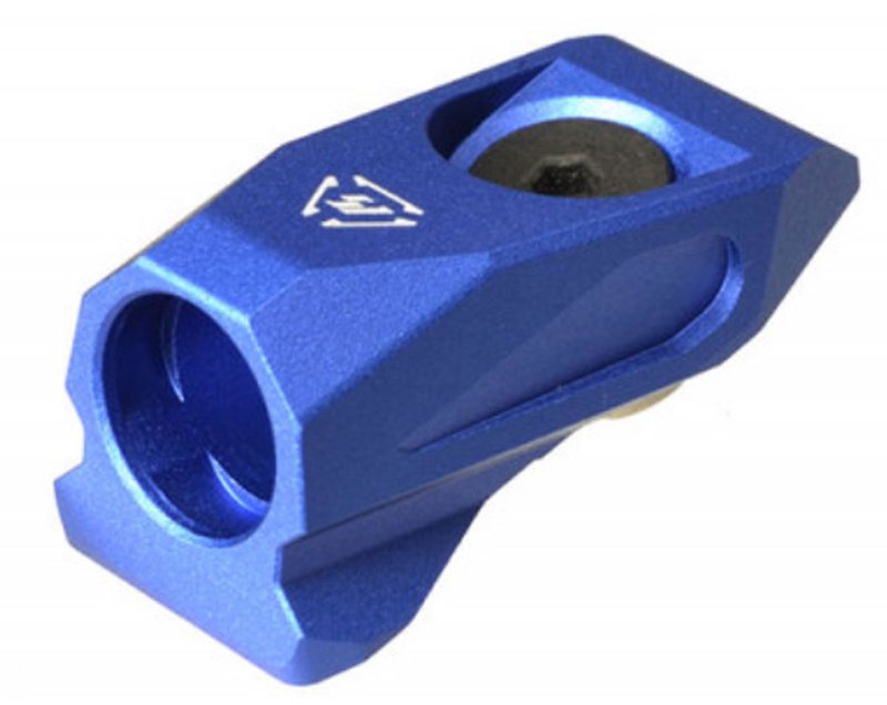 Strike Industries Link Angled QD Mount 30° Blue Aluminum KeyMod and M-LOK