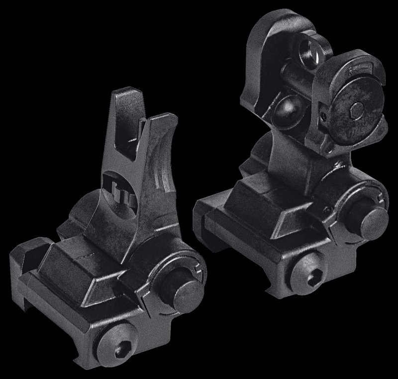 Sig Sauer KITTRDSIGHTS Flip Up Iron Sights Black