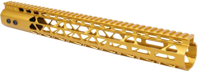 Guntec USA Air Lite M-LOK System Free Floating Handguard With Monolithic Top Rail