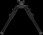 Warne Skyline Lite Bipod Quick-Detach Picatinny Matte Black Height 6.5–11.15 in