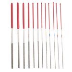 RamRodz 60021 Micro Round Files Pro-Series Diamond-Coated Deburring Files
