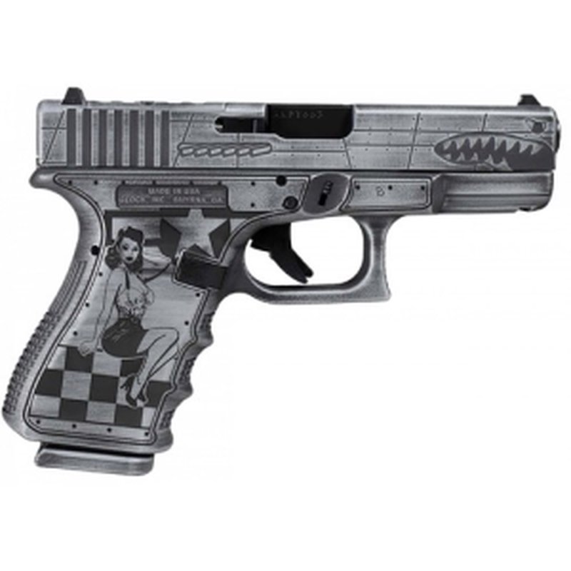 Glock G43X 9mm Pistol 3.41in Barrel Mustang Edition