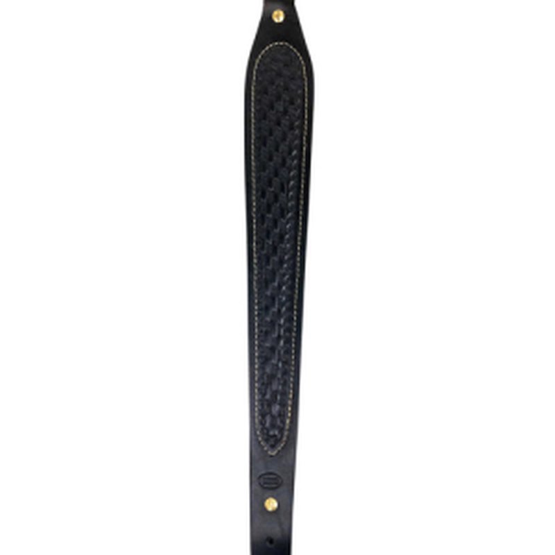 HUNTER COMPANY Cobra Black Leather Sling Basket Weave for Rifle