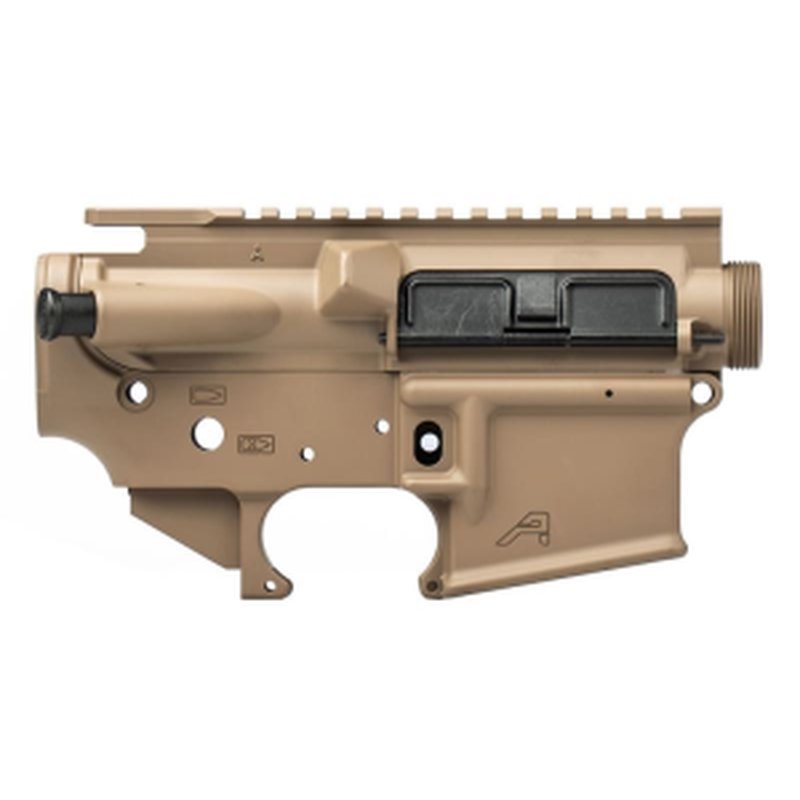 Aero Precision AR15 Threaded Assembled Receiver Set - Cerakote FDE - APCS100821