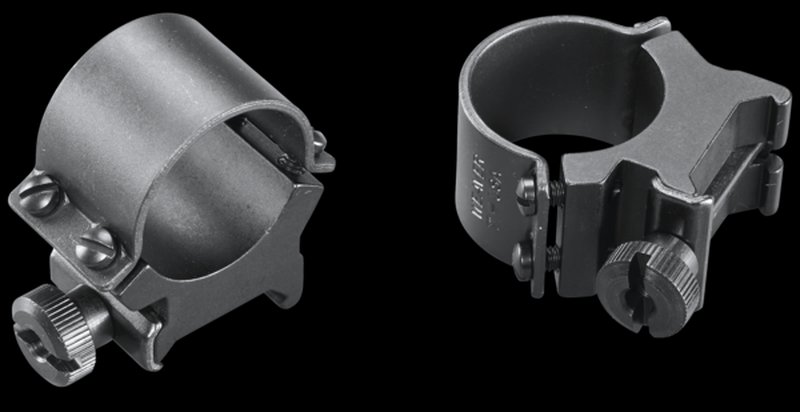 Weaver Mounts Sure Grip Detachable Scope Rings 1-Inch High Matte Black