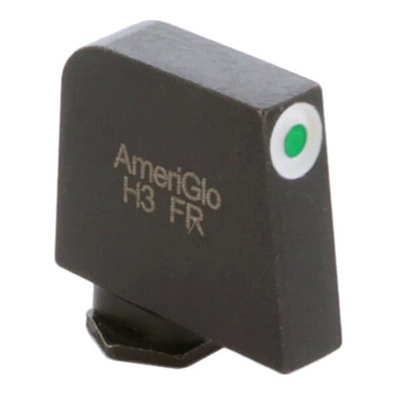 AmeriGlo Classic Green Tritium Front Sight w White Outline for Glock