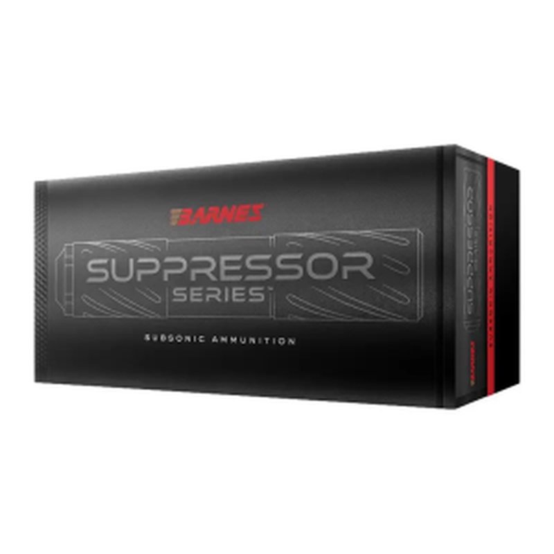 Barnes Bullets BAR Suppressed Optimized 9mm Sub 147gr Ammunition 20/10