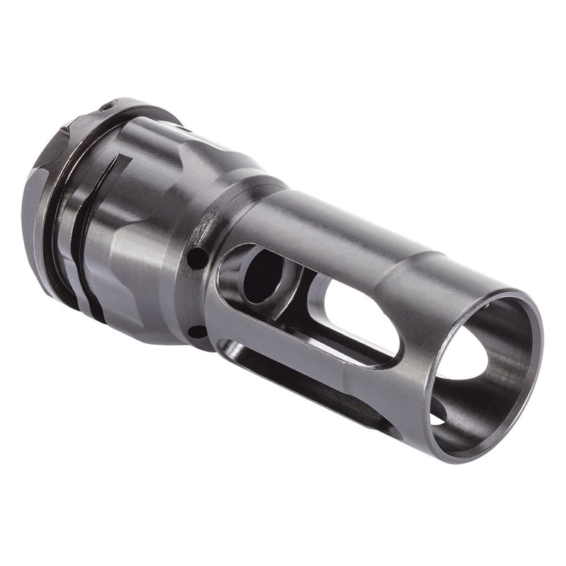 Gemtech ETM Flash Hider 1/2-28, Black - Superior Flash Suppression - 13815