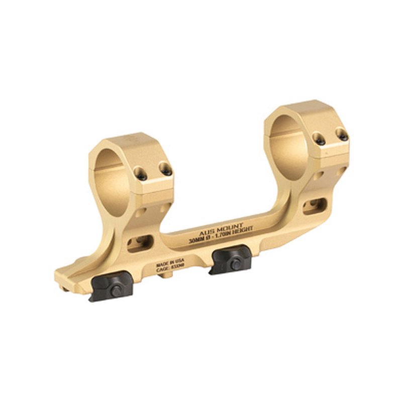 Reptilia AUS 1-Piece Scope Mount for 30mm Scope Tubes, 1.70 inch Height, Mil-Std 1913 Picatinny Rail