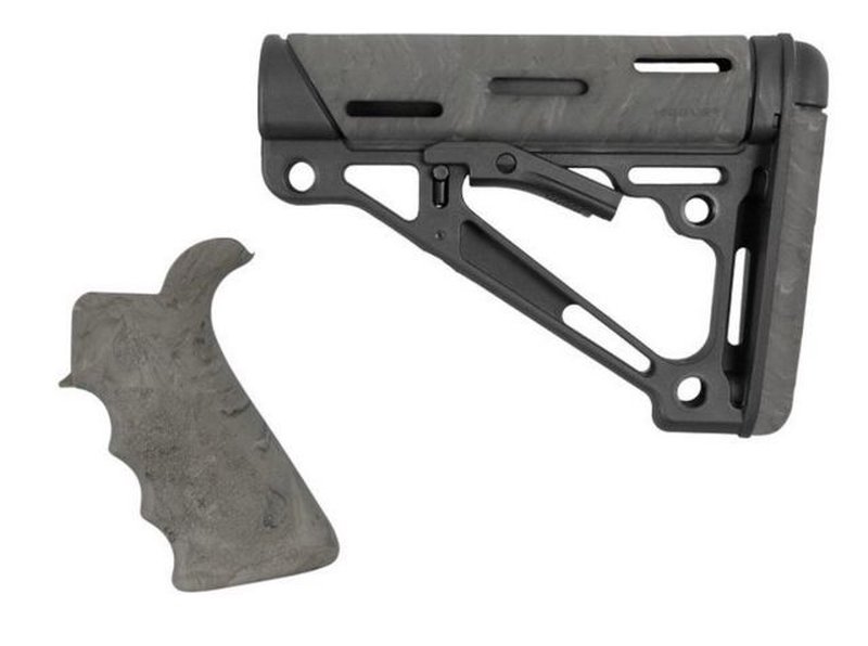 Hogue AR-15/M16 Kit Beavertail Grip & Collapsible Buttstock (Commercial Buffer Tube)