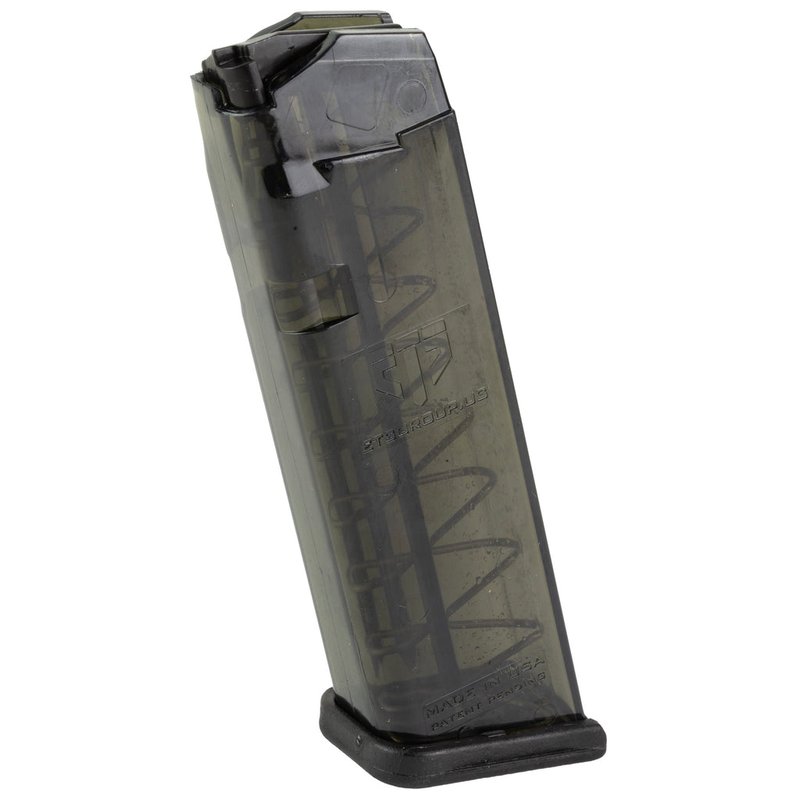 Elite Tactical Systems Group Glock 17/19 9mm 10-Round Magazine Carbon Smoke