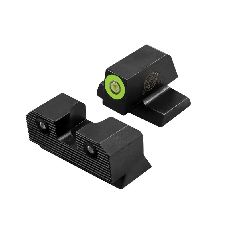 XS Sights R3D 2.0 Night Sight Set - Front/Rear Green/Green Illuminated Sights