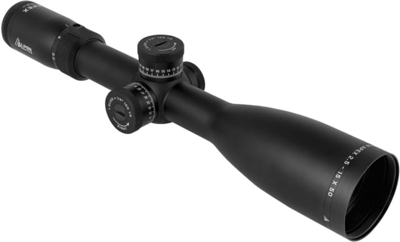 Bresser Alpen Apex Rifle Scope 2.5-15x50 30mm Tube First Focal Plane WBDC-A