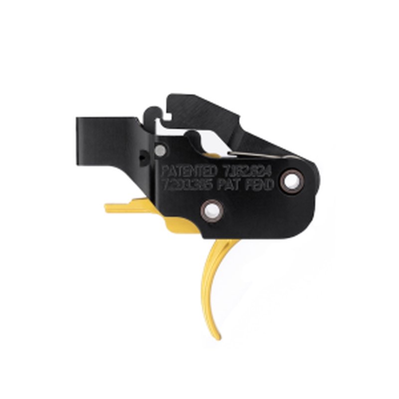American Trigger Corp. AR Gold Adjustable AR-15 Two Stage Trigger Curved