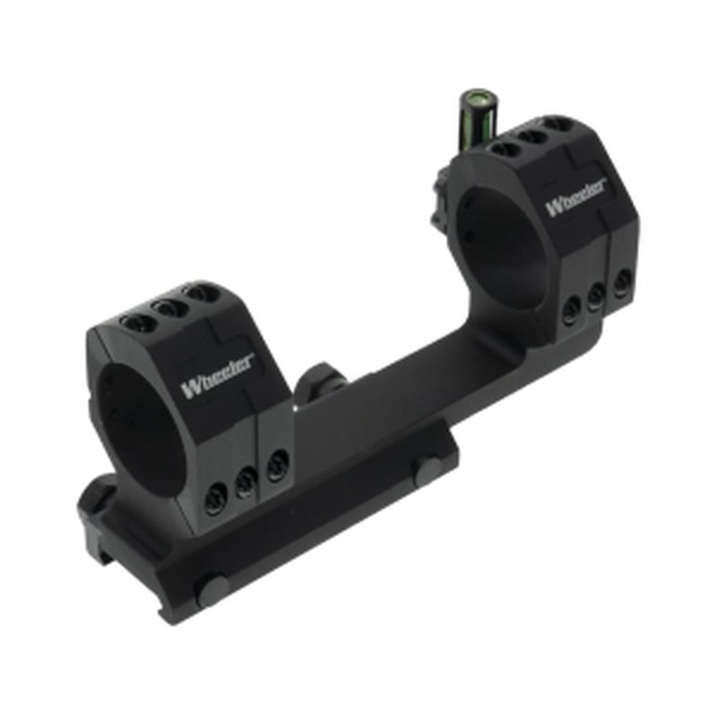 Wheeler MSR 1-Piece Cantilever 2" Extended Picatinny AR-15 Scope Mount with 34mm Rings, 6061 Aluminum, Matte Black