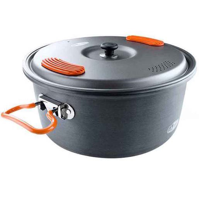 GSI Outdoors Halulite Pots Grey 3.4 qt Hard Anodized Aluminum Pot Set