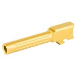 Agency Arms Mid Line Glock 19 Gen 5 Barrel - TiN Gold Finish, MLG19G5FTiN