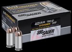 Sig Sauer Elite V-Crown E40SW220 40 S&W 180 Gr Jacketed Hollow Point Ammunition