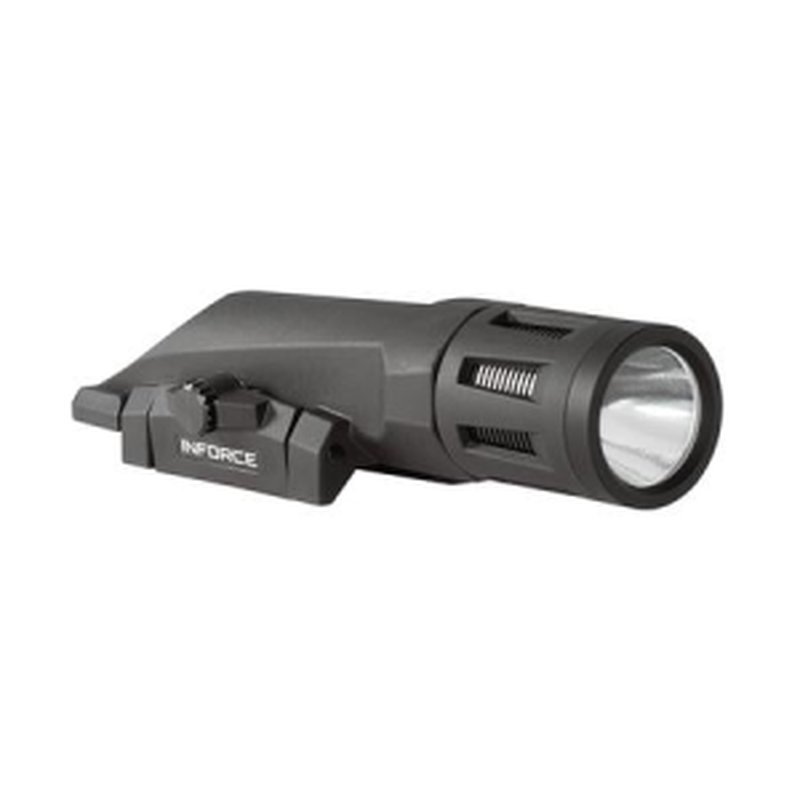 Inforce WMLx Gen2 For Rifle 800 Lumens Output White LED Light 656 ft Beam Integrated Clamp Mount Black Polymer