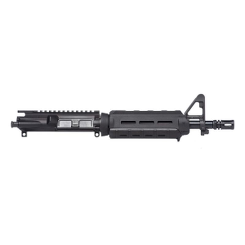 Aero Precision AR15 Complete Upper, 10.5" 5.56 Carbine Barrel with Pinned FSB, MOE M-LOK Carbine Handguard - Anodized Black
