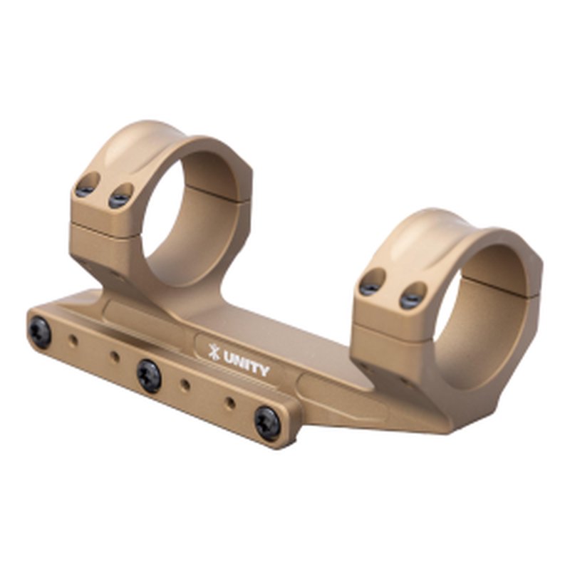 Unity Tactical REKE Scope Mount 35mm 1.54 in Optical Centerline FDE Type III Hardcoat