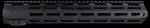 Aim Sports MTM13L308 AR-10 13.5in Free-Float M-LOK Handguard 6061-T6 Black