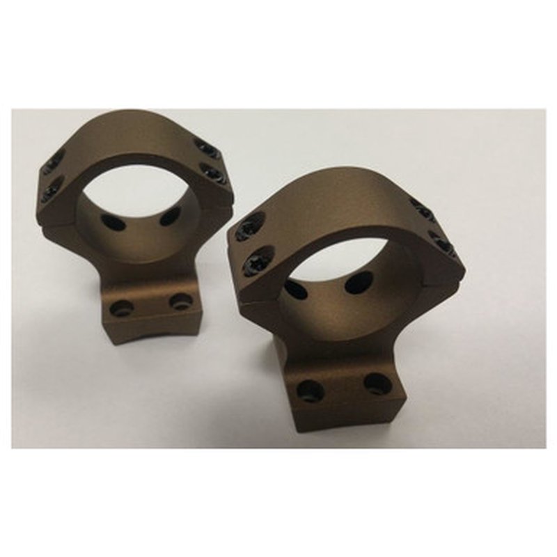 Talley 1in X-Bolt Alloy Lightweight Ring Base Combo 20 MOA Burnt Bronze
