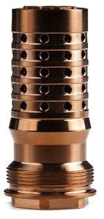 Q Cherry Bomb Rear End XL Muzzle Brake 5/8x24 Taper Mount 8.6 Blackout