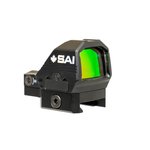 SAI Optics Mini Red Dot Sight 3MOA with Low Profile Rail Grabber Mount