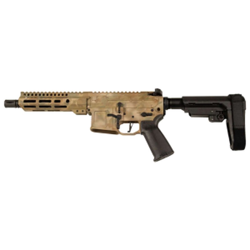 Santan Tactical STT-15 5.56 NATO AR-15 Rifle 7.5-Inch Barrel Multicam Desert