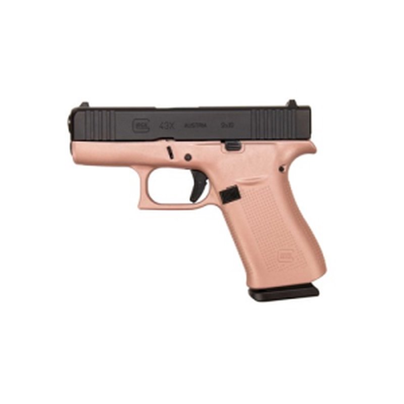Glock G43X 9mm 10rd Rose Gold Pistol