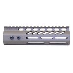 Guntec USA 4in Ultra Lightweight Thin M-LOK System Handguard w/ Monolithic Top Rail