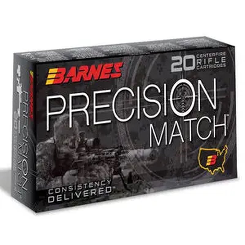 Barnes Precision Match 6mm Creedmoor 112 gr OTM BT 20-Round Box