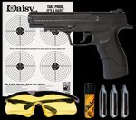 Daisy PowerLine 415 CO2 BB Pistol Kit Fiber Optic Sight Picatinny Rail