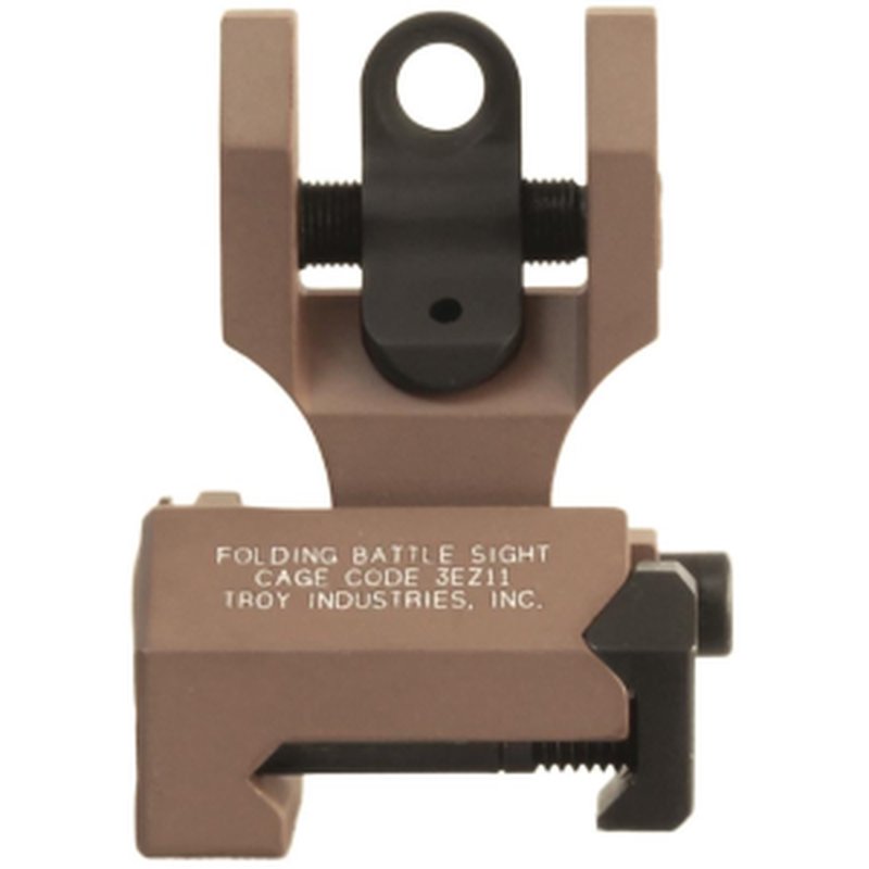 Troy Rear Folding BattleSight FDE