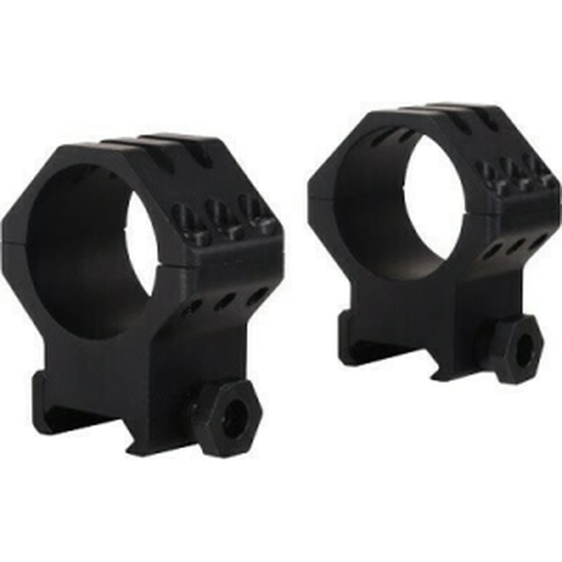Weaver 6-Hole Aluminum Scope Rings Matte 30mm High Picatinny Fit