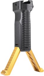 Strike Industries Bipod Grip w/ Aluminium Legs Gray ARALBIPODTITAN