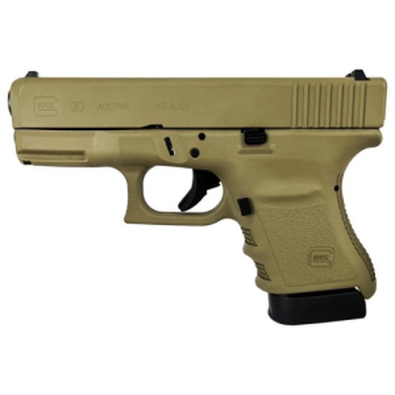 Glock G30SF Subcompact 45 ACP 3.8 Inch Barrel FDE
