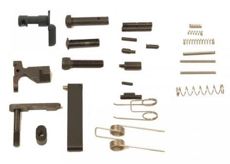 Guntec USA AR-15 Lower Parts Kit, No Fire Control Group Grip