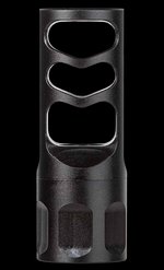 Tapco Self-Timing Muzzle Brake 5/8x24 Thread 30 Cal Black Nitride 4140 Steel