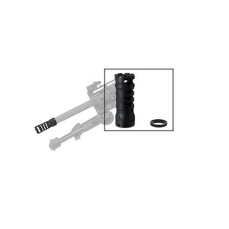 Leapers UTG PRO AR15 Stubby Muzzle Brake, 5.56, 2.25in Length