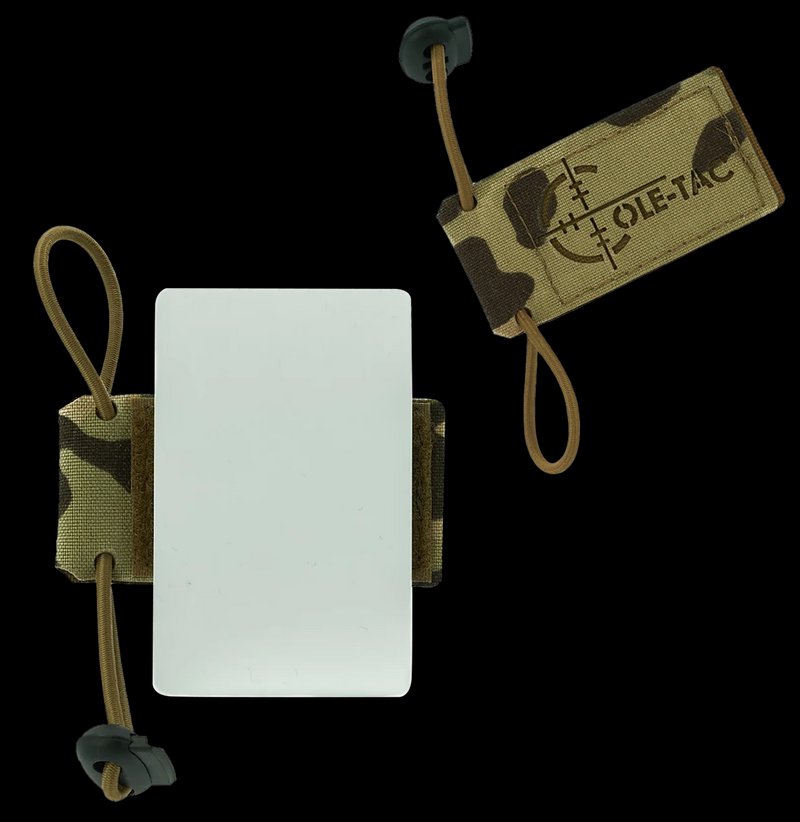 Cole-Tac Cheat Sheet V2 DOPE Card Holder Scope Mounted Multicam