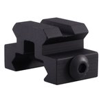 Yankee Hill Machine Picatinny Mini Riser Mount 1/2" High 3/4" Long Aluminum Matte Black