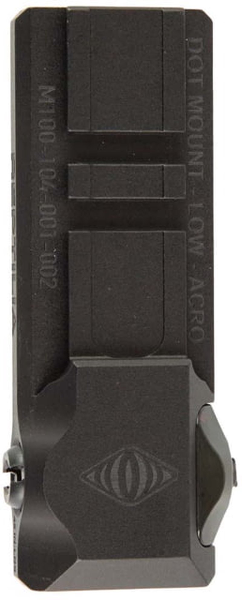 Reptilia Low Height DOT Mount for Aimpoint ACRO & Steiner MPS, Black Anodized