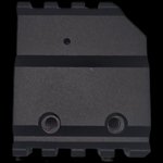F-1 Firearms Same-Plane Gas Block, .750 Diameter, Picatinny 3/4" Over Barrel