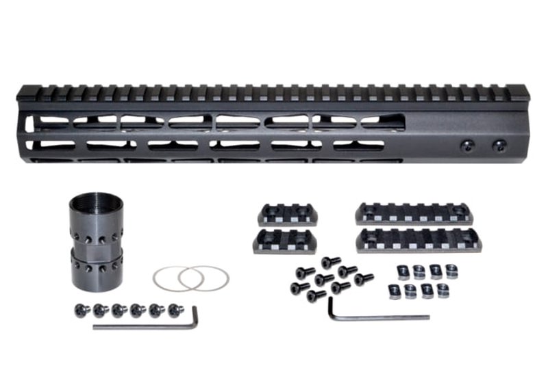 Presma AR-15 Super Light M-LOK Series Free Float Handguards, 13in, Black