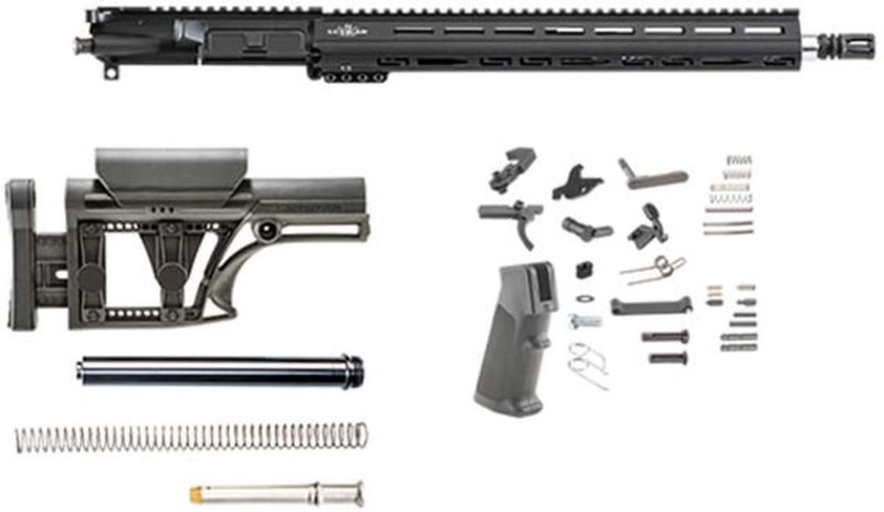Luth-AR 16" Bull Barrel .223 Rem Rifle Kit Minus Lower w/Fixed Stock
